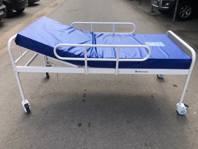 Entregamos Grátis Novíssima Cama Hospitalar DellaMed DX2 Com Colchão 