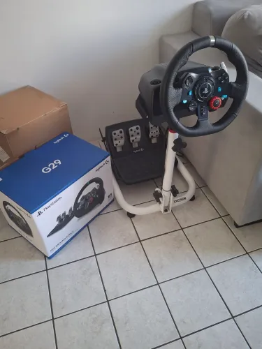 Volante Logitech G29 + Cockpit Extreme Simracing SPro V3