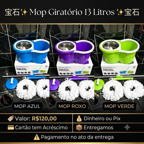 MOP GIRATÓRIO 13LITROS 