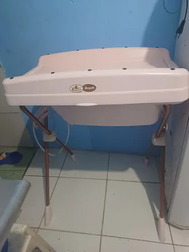 Banheira burigoto com suporte de banho