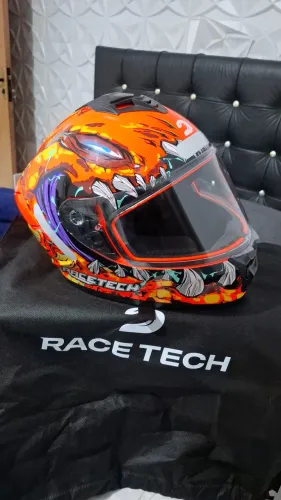 Capacete RACE TECH LIZARD TAM 60.