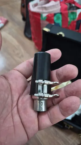 Boquilha Dukoff D8 metal para sax soprano