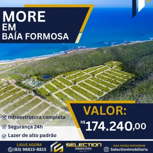 CONDOMINIO EM BAHIA FORMOSA COM PARCELAS DE 890,56