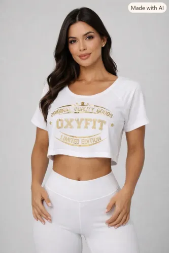Cropped off white tam M Original Oxyfit