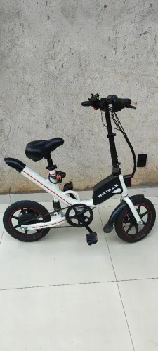 Bicicleta Eletrica Ebike Way 2.0 350w Aro 14 Branca - Mymax