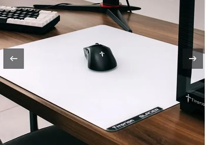 Mouse Pad Vidro GLACIER PREMIUM(zero na caixa)