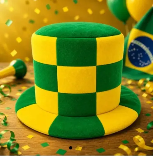 Chapéu cartola Brasil 
