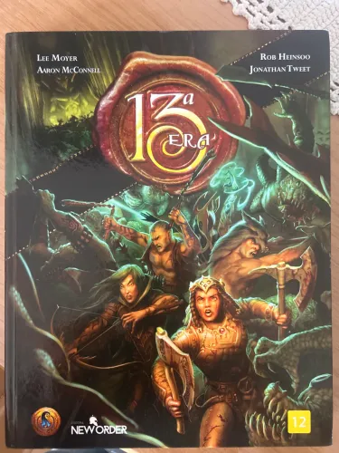 13ª Era RPG - Livro Básico - New Order - Capa Dura - Nunca Usado