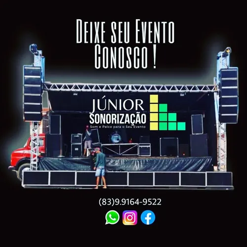 Som profissional para realização de eventos