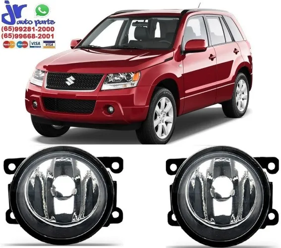 Par Farol Milha Grand Vitara 2009 2010 2011 2012 2013 2014 Auxiliar Neblina (Reposição)