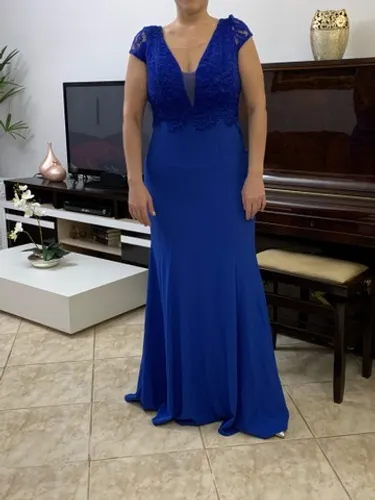 Vestido azul tamanho 42
