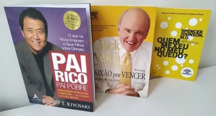 Paixão por vencer Pai Rico Pai Pobre Quem mexeu no meu queijo