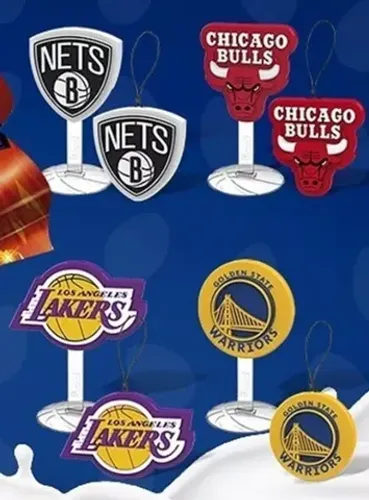 Nba Coleção De Brasões De Time Chaveiros Nescau Nestle