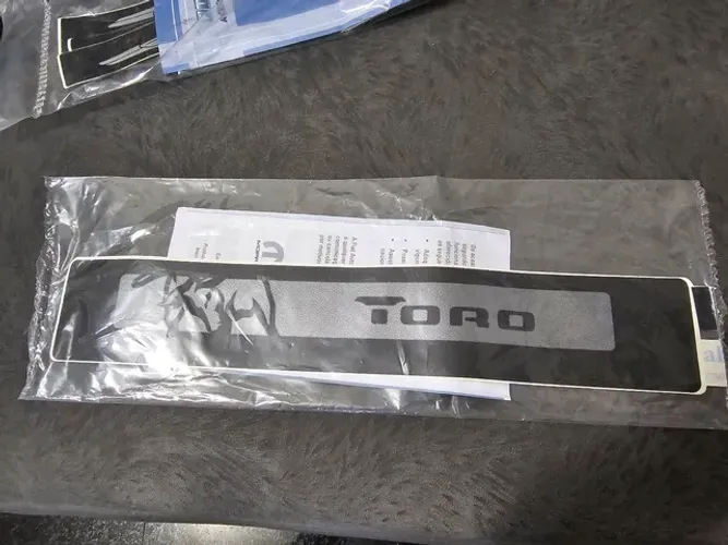 Toro kit protetor soleira novo original fiat 