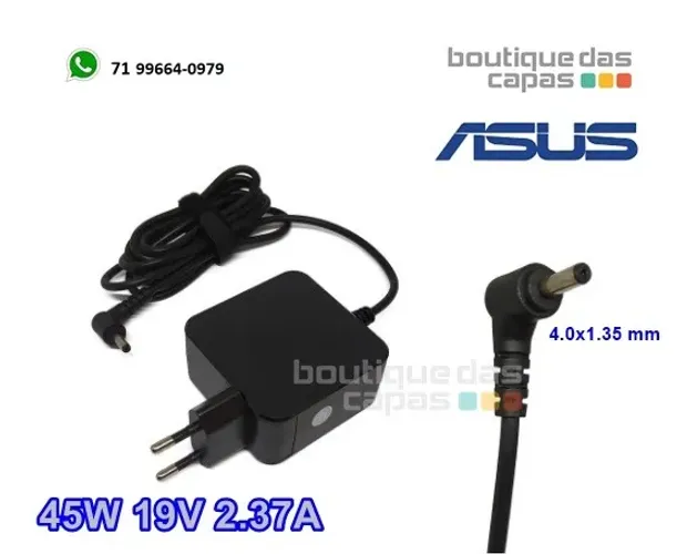 Fonte carregador para notebook asus knup d-519c KP-519C 19V 2.37A pino 4.0 mm
