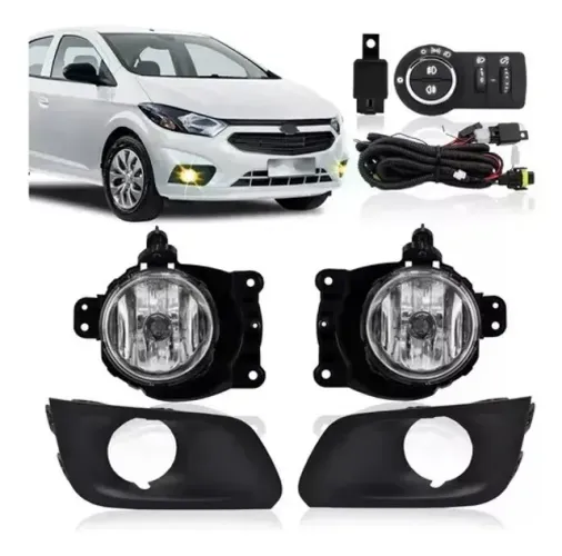 Kit Farol de Milha Onix / Prisma Lt 2017 à 2019 - ShockLight - 043010