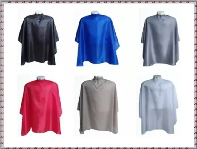 Capa de corte de cabeleireiro adulto em nylon poliamida