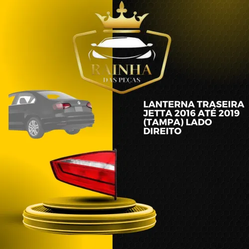 Lanterna Traseira Jetta 2016 até 2019 (Tampa) Lado Direito 