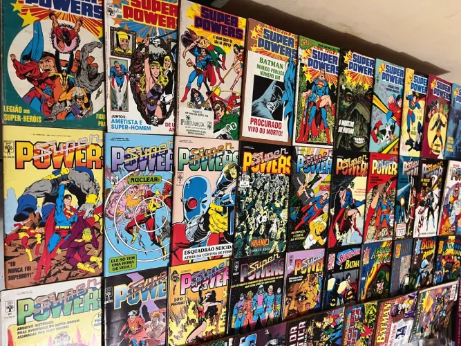 Super Power 1 ao 37 coleção completa HQs em ótimo estado, 1986 a 1996.