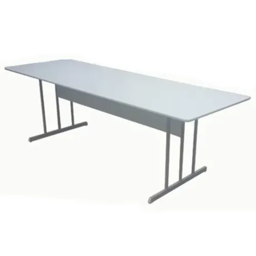 Mesa Reunião Retangular 2,00 x 0,90 Cinza (Novo)