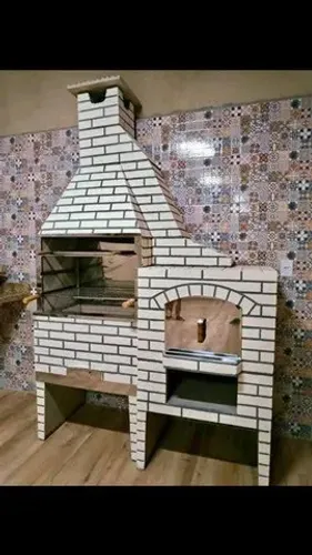 Churrasqueira com forno de pizza