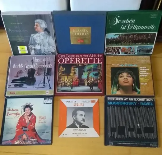 Vendo Coleção Vinil 59 Títulos Opera e Orquestra Clássicas Nacionais e Importados