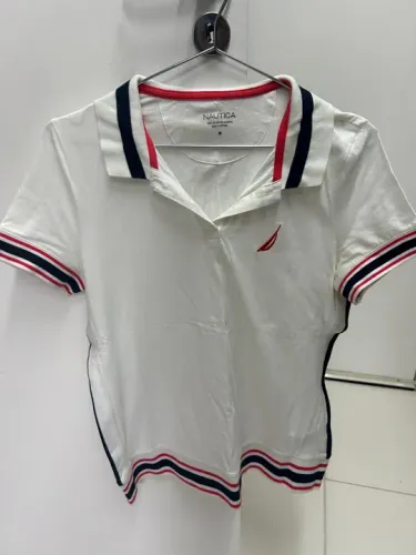 Camiseta Polo Nautica Branca - M