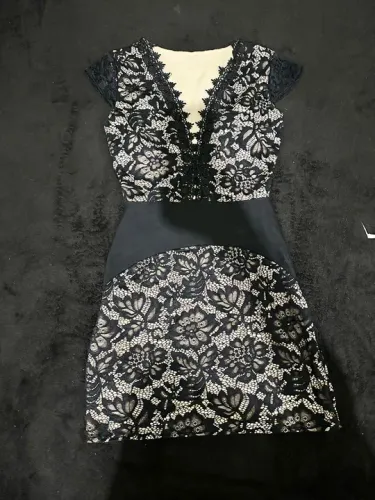 Vestido Preto Renda