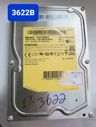 Placa Hd 1 Tb Hd103sj - Cod. 3622b