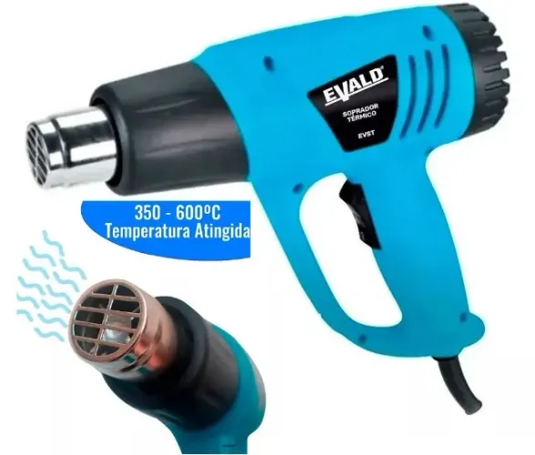 Soprador Térmico 2000W IWST EVALD Profissional 220V + 2 Garantia
