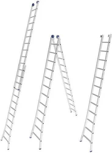 Escada de Alumínio Extensiva 2 x 12 Degraus