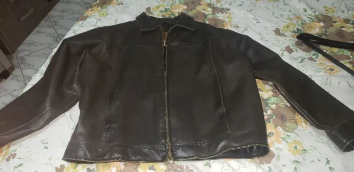 Jaqueta de Couro Masculina GG
