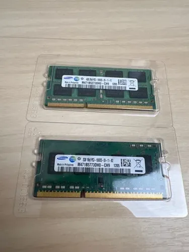 6gb RAM - 1333 MHz / PC3-10600 DDR3 4gb + 2gb Memória Samsung
