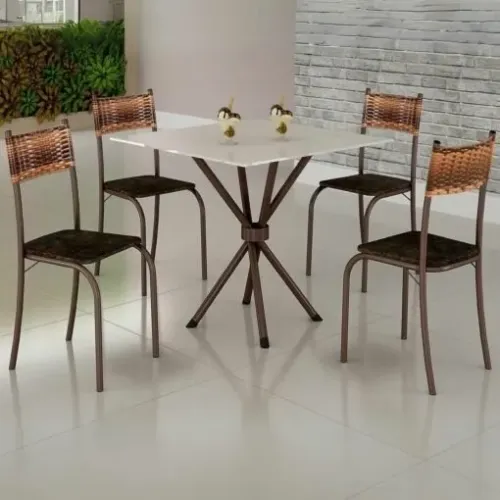 Mesa Atlanta 4 cadeiras - Entrega Rápida