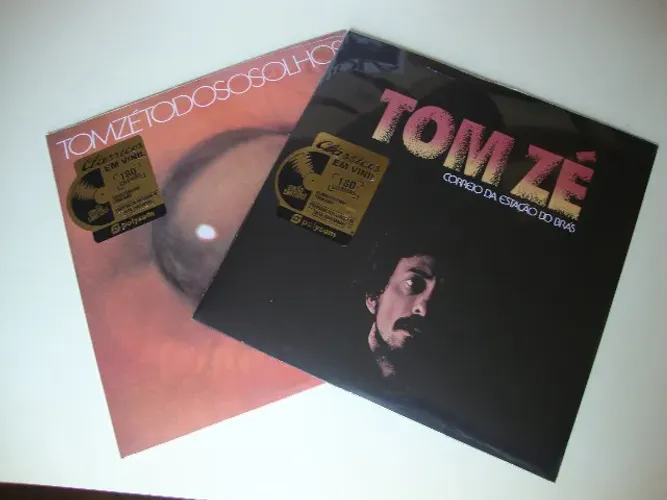 Combo 2 LPs - Tom Zé - Correio Da Estação Do Brás + Todos Os Olhos - Lacrados, 180g.