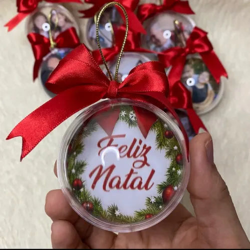 Bola acrílica de Natal