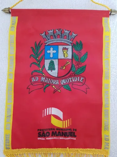 Bandeira Flâmula Cidade São Manuel / SP