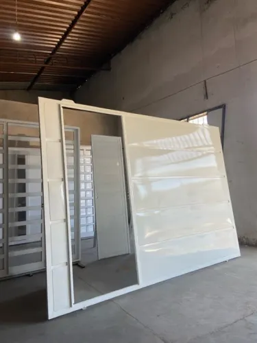 PORTÃO GALVANIZADO BRANCO