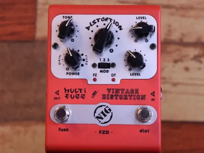Pedal Multi Fuzz Vintage Distortion Nig FZD