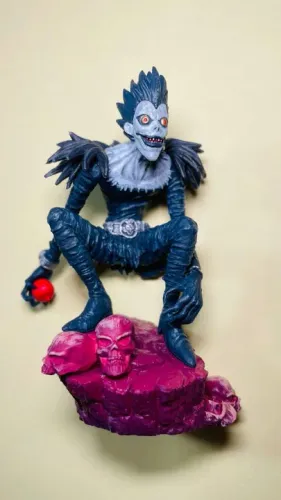 Gashapon Ryuk Miniatura Pvc - 8 Cm De Altura - Death Note (miniatura rara e detalhada)