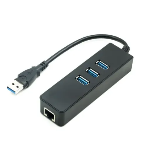 Adaptador Hub USB 3.0 Rj45 Gigabit
