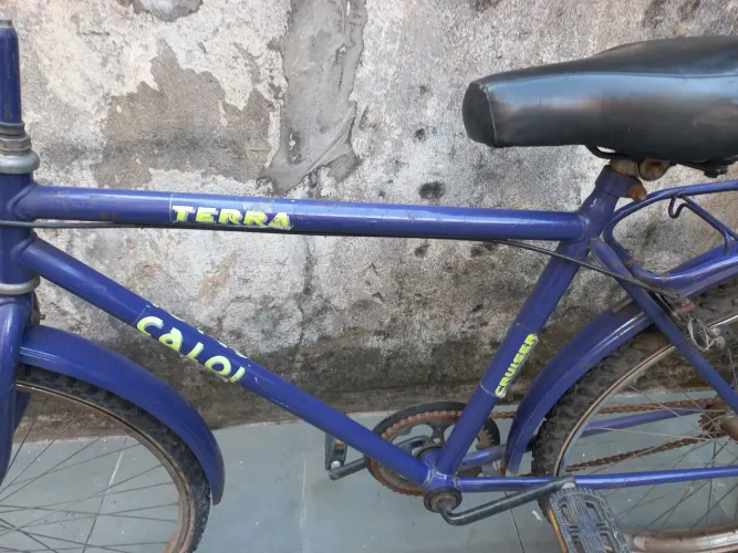 Bicicleta antiga caloi terra cruisser para restaurar 