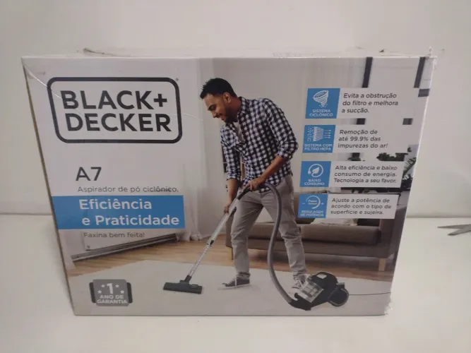 Aspirador de Pó Ciclônico Black+Decker A7 - Eficiência e Praticidade