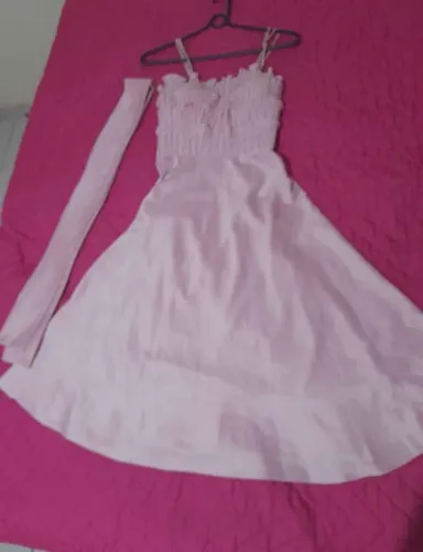 vestido de festa rosa
