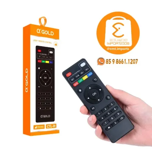 Controle Remoto Universal Tv Box A'Gold CTL-01