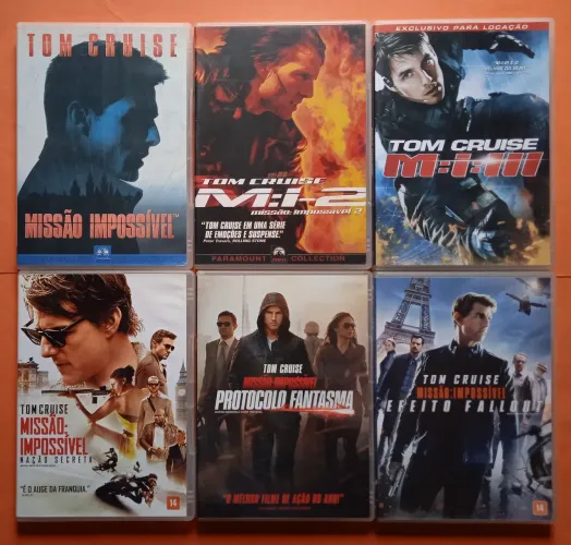 Dvd Coleção Missão Impossível - 6 Filmes - Tom Cruise