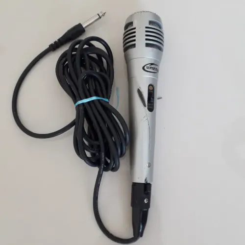 Microfone Super Tech Estragado 