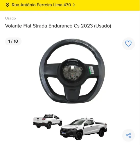 VOLANTE FIAT STRADA 2023 