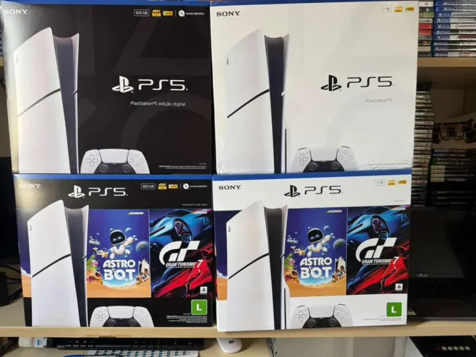 Playstation 5 slim lacrado com garantia 