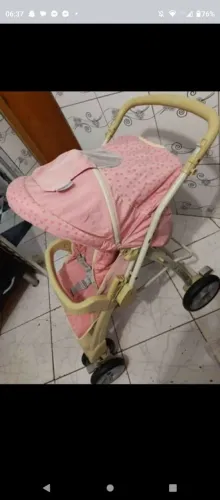 LINDO CARRINHO BEBÊ ROSA DA BURIGOTTO ! ! ! !